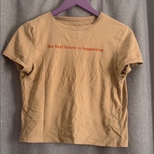 “The best future is happening” tshirt